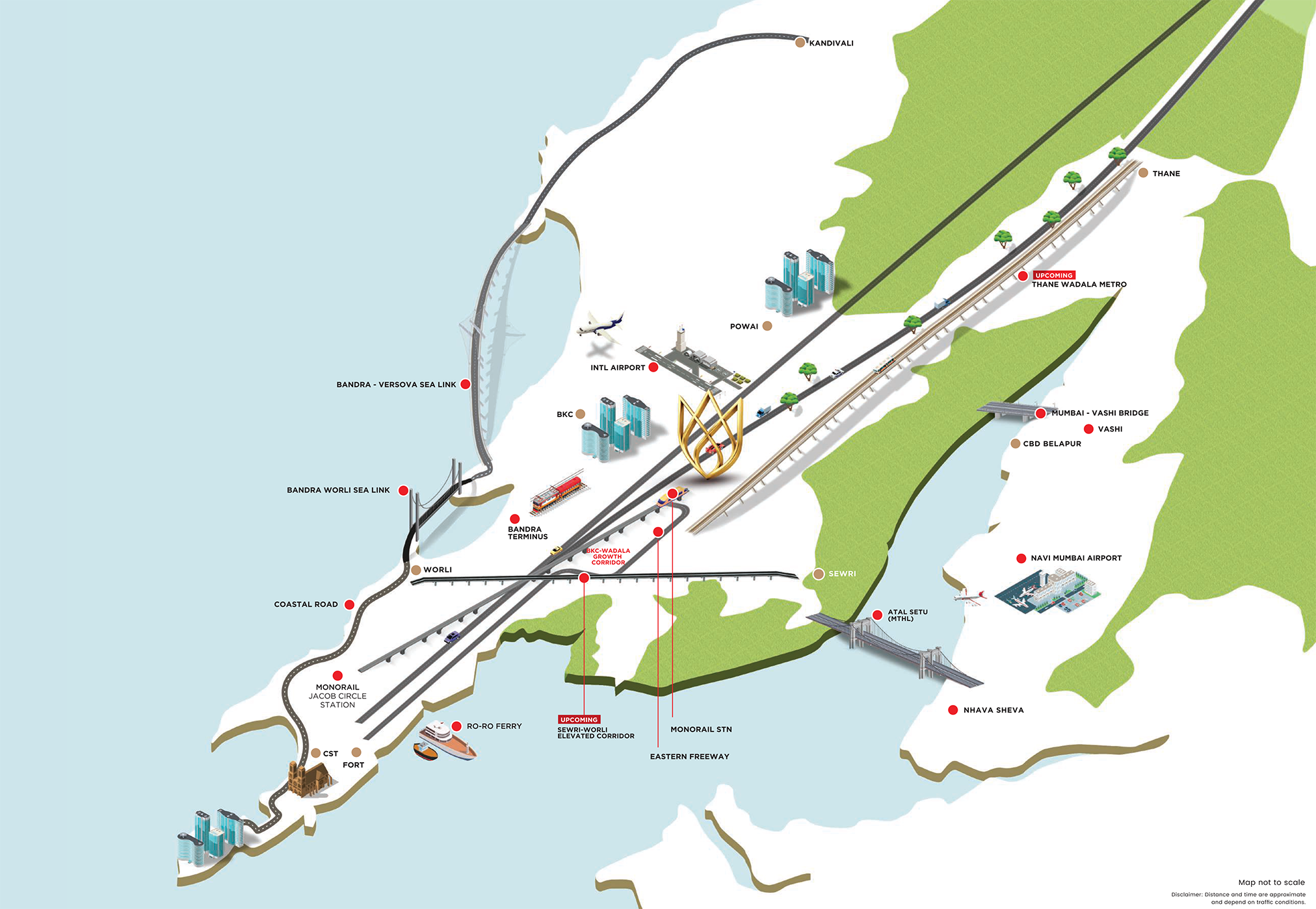 Location Map - Raymond The Address by GS, Wadala Mumbai